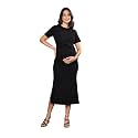 MomToBe Women39s Bodycon Calf Length Polyester Maternity