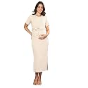 MomToBe Women39s Bodycon Calf Length Polyester Maternity