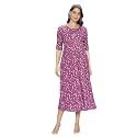 MomToBe Women39s Rayon Midi Maternity DressFeeding DressPregnancy
