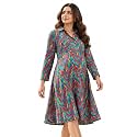 MomToBe Womens Fit and Flare Knee Length