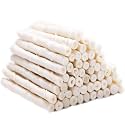 MON2SUN Dog Treats, 5 Inch Natural Flavor Rawhide Twist Sticks, 12.7oz