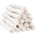MON2SUN Dog Treats, 6Inch Natural Flavor Rawhide Rolls, 10.2 oz