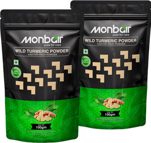 MONBAIR Combo Wild turmeric powder kasturi manjal