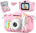 Monex Stationery Instant Print Camera Kids Camera ,Selfie Camera 13MP 1080P HD Digital Video Camera for Toddler Instant Camera (Pink)