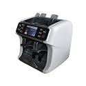 Money Counter Machine Counterfeit Detector Machine 2 Pocket Value Bill Counter And Sorter Mixed Denomination Money Counter For Tzs/ars/pen/mxn Bill Detector Machine Value Counter