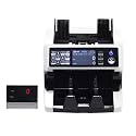 Money Counter Machine Screen Touch CIS Mix Value Counter High Precision Money Detector 6-8 Billnotes Counting Machine(With display,US)