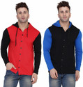 Money Leaf Men Solid Casual Multicolor Shirt