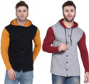Money Leaf Men Self Design, Solid Casual Multicolor Shirt
