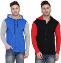 Money Leaf Men Solid Casual Multicolor Shirt