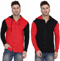 Money Leaf Men Solid Casual Multicolor Shirt
