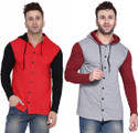 Money Leaf Men Solid Casual Multicolor Shirt