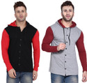 Money Leaf Men Self Design, Solid Casual Multicolor Shirt