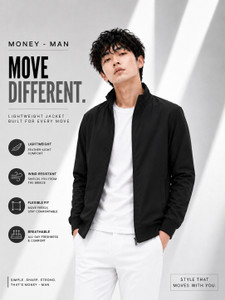 Money man Full Sleeve Colorblock Men Jacket