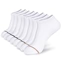 MONFOOT 10-20 Pairs Low Cut Cotton Ankle Socks Women Men Moisture-Wicking