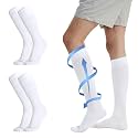 MONFOOT Men's/Women's 3Pairs Compression Socks 15-20mmHg Better Circulation