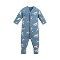 monica + andy On the Go Baby One Piece, 100% Organic Baby Clothes for Girls & Boys, Sizes For Preemie, Newborn, & Infant