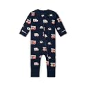 MONICA + ANDY One Piece Baby Pajamas, 100% Organic Baby Clothes for Girls and Boys, Sizes For Newborn and Infant