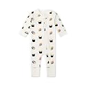 MONICA + ANDY One Piece Baby Pajamas, 100% Organic Baby Clothes for Girls and Boys, Sizes For Newborn and Infant