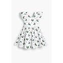 monica + andy Short Sleeve Let's Dance Dress, Organic Cotton Playwear Clothes for Girls, Kids, Toddler &amp; Infant Sizes