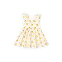 monica + andy Short Sleeve Let's Dance Dress, Organic Cotton Playwear Clothes for Girls, Kids, Toddler &amp; Infant Sizes