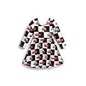 monica + andy Short Sleeve Let's Dance Dress, Organic Cotton Playwear Clothes for Girls, Kids, Toddler &amp; Infant Sizes