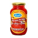 Monika Brand Red Coconut Gel in Extra Heavy Syrup, Nata De Coco, 12 oz