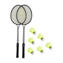 Monika Sports 2 PC Badminton set with 6 Nylon shuttle cock Free Badminton Kit