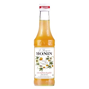 monin passion fruit syrup mocktailssmoothiesdesserts and slush pack of 1 250 ml