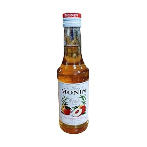 monin peach syrup 250 ml pack of 1