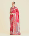 Monjolika Fashion Woven Embellished Banarasi Silk Blend