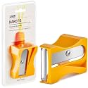 Monkey Business Karoto Carrot Sharpener &amp; Vegetable Peeler – Fun and Unique Kitchen Gadget for Carrots, Cucumbers, and More (Yellow)