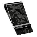 MONOCARBON Carbon-Fiber-Money-Clip-for-Men, Minimalist-Money-Holder for Cash, High Elastic Carbon-Fiber-Wallet, Slim and Durable