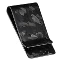 MONOCARBON Carbon-Fiber-Money-Clip-for-Men, Minimalist-Money-Holder for Cash, High Elastic Carbon-Fiber-Wallet, Slim and Durable