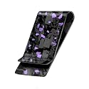 MONOCARBON Carbon-Fiber-Money-Clip-for-Men, Minimalist-Money-Holder for Cash, High Elastic Carbon-Fiber-Wallet, Slim and Durable
