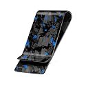 MONOCARBON Carbon-Fiber-Money-Clip-for-Men, Minimalist-Money-Holder for Cash, High Elastic Carbon-Fiber-Wallet, Slim and Durable