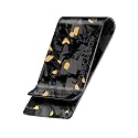 MONOCARBON Carbon-Fiber-Money-Clip-for-Men, Minimalist-Money-Holder for Cash, High Elastic Carbon-Fiber-Wallet, Slim and Durable