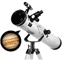 Monocular Telescope, High Power 125mm Caliber Reflection Telescope, telescopes for Astronomy,Telescope with Adjustable Tripod and 5x24 Finder,The Best Astronomy,for Beginner,Adult and Kids Binocul