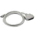 Monoprice 100516 6-Feet MDIN8M/DB25M Cable for Mac+/Modem, Beige (100516)