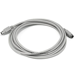 monoprice 100518 10-feet mdin8 mm cable for macimagewriter ii beige 100518
