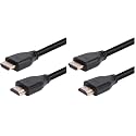 Monoprice 8K Certified Ultra High Speed HDMI 2.1 Cable - 10 Feet - Black | 48Gbps, Compatible with Sony PS5, Microsoft Xbox Series X &amp; Series S (Pack of 2)