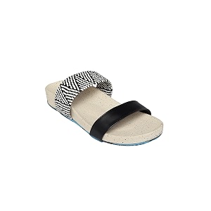 monrow fancy and stylish extra cushioning and comfortable fashionable light weight vegan fashion flat sandal for women and girls