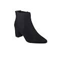 MONROW Monica PU Leather Block Heel Boot