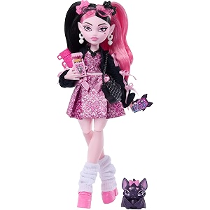 Monster High Draculaura Doll with Pet Bat