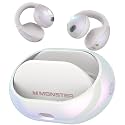Monster Open Ear AC600 Headphones, Bluetooth 5.4 Wireless Earbuds with HiFi Stereo,Clip-On Earbuds with ENC Clear Call, 21H Playtime, Touch Control, IPX6 Waterproof Wireless Headphones for Workout