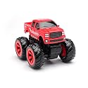 Monsto Monster Toy Truck for Kids (Off Road) (4x4) Toy car for Kids (fire red)