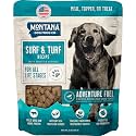 MONTANA DOG FOOD CO. Freeze Dried Raw Dog Food – Grain-Free, High-Protein Meal, Topper &amp; Training Reward for All Life Stages – Made in USA with USA-Sourced Beef &amp; Trout – Surf &amp; Turf Recipe,32 oz Bag