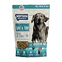 MONTANA DOG FOOD CO. Freeze Dried Raw Dog Food – Grain-Free, High-Protein Meal, Topper & Training Reward for All Life Stages – Made in USA with USA-Sourced Beef & Trout – Surf & Turf Recipe, 16 oz Bag