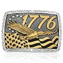 Montana Silversmiths Flag Series Attitude Western Belt Buckle
