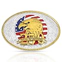 Montana Silversmiths Flag Series Attitude Western Belt Buckle