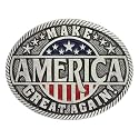 Montana Silversmiths Flag Series Attitude Western Belt Buckle